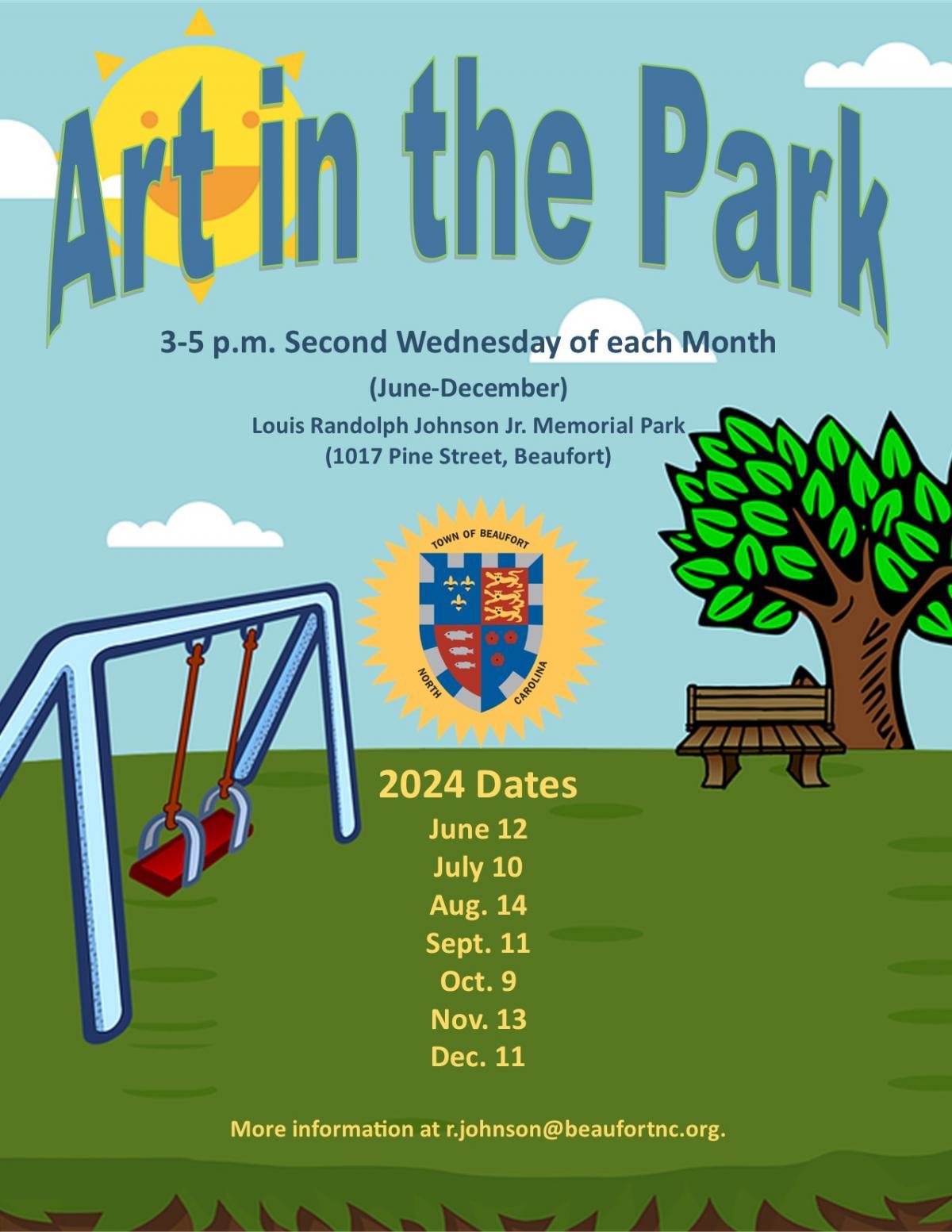 Art in the Park Flyer